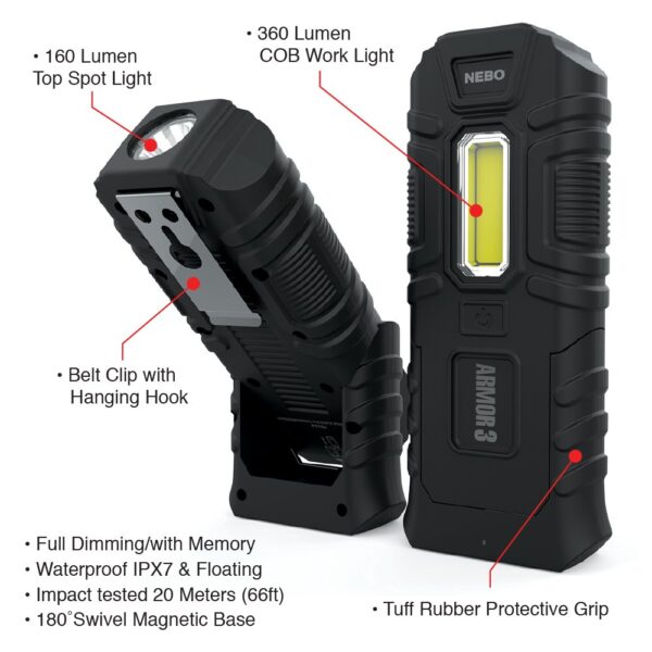 چراغ قوه Nebo مدل Armor3