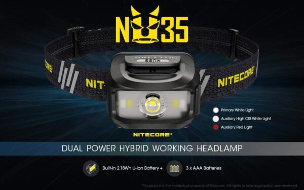 چراغ پیشانی Nite Core مدل NU35