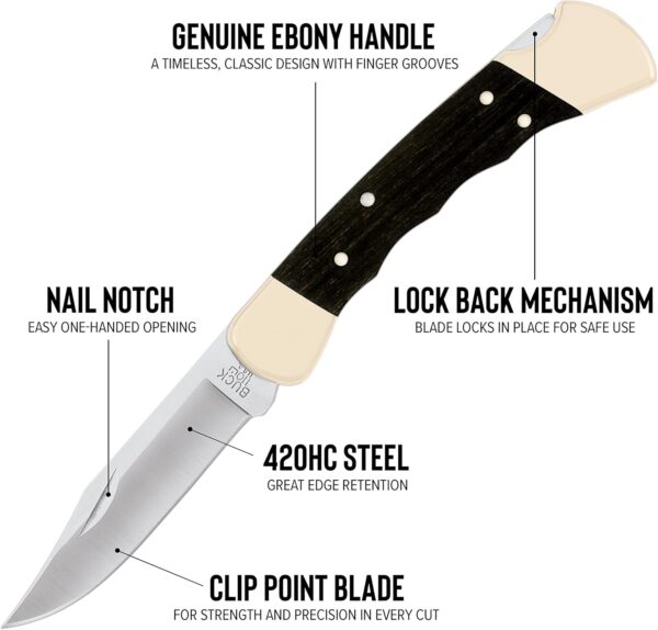 چاقوی Buck مدل 110Finger Grooved